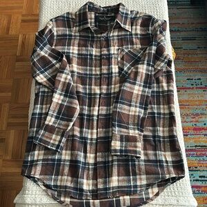 Unisex flannel shirt